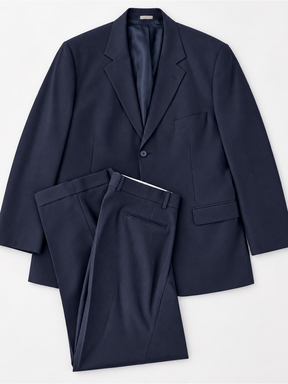 Brooks Brothers Navy Pinstripe Women's Blazer and Trousers Set